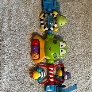 Baby’s stroller sensory toy. Multi-color